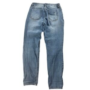 Blue Spice Girls Jeans Distressed Denim Light Wash Size 7